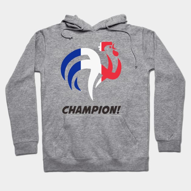 France Champion Hoodie by VEKTORKITA